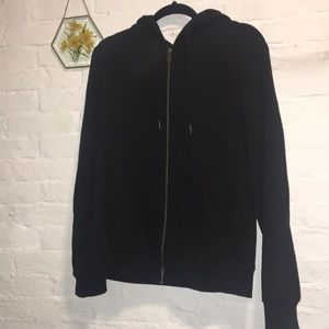 Cotton On Black Zip Up Hoodie